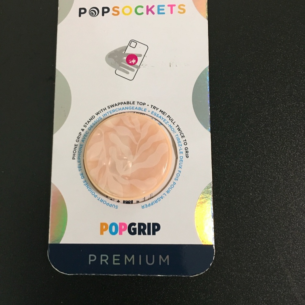 PopSocket Cream PopGrip Cover Premium